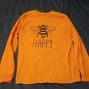 Bee Happy Long Sleeve T- Shirt